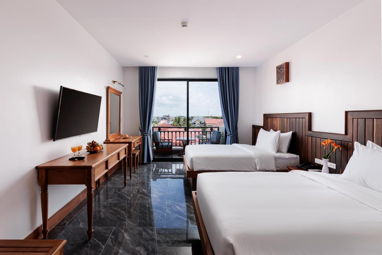 Two Seasons Siem Reap Hotel Екстер'єр фото Deluxe twin room